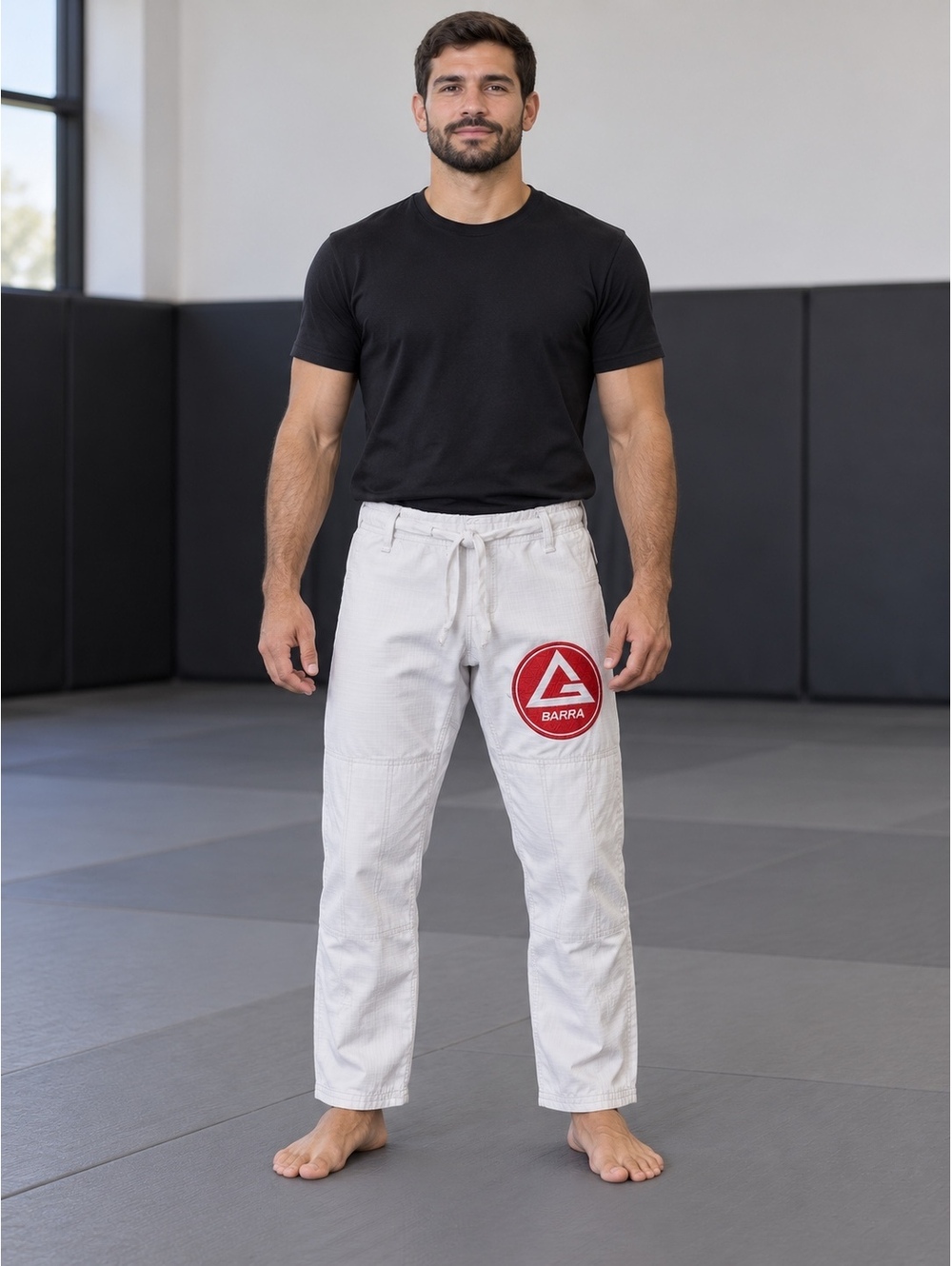 Gracie Barra Equipe White Ripstop BJJ Gi Pants A2